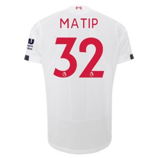 Maglia Liverpool NO.32 Matip Away 2019/20 Bianco