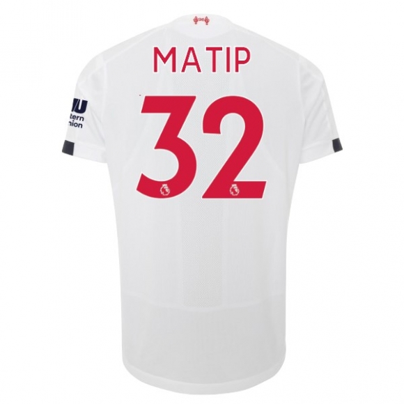 Maglia Liverpool NO.32 Matip Away 2019/20 Bianco