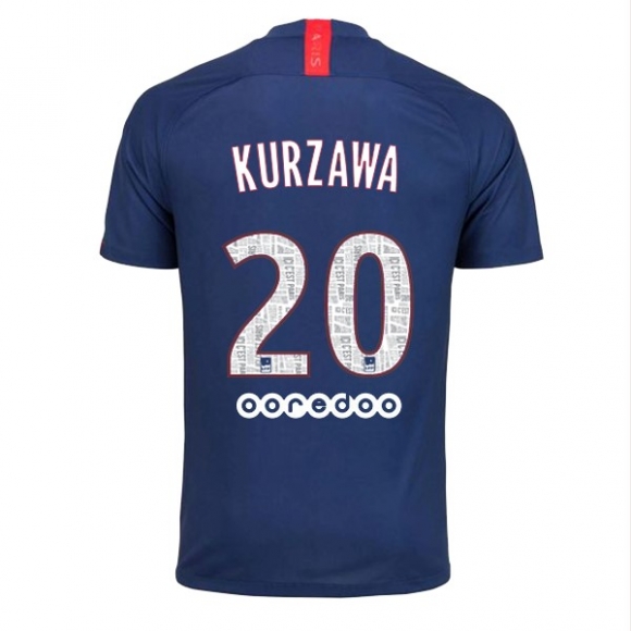 Maglia Paris Saint Germain NO.20 Kurzawa Home 2019/20 Blu