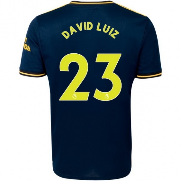 Maglia Arsenal NO.23 David Luiz Terza 2019/20 Blu