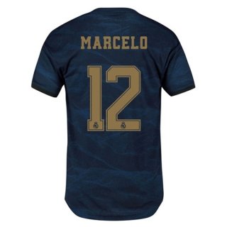 Maglia Real Madrid NO.12 Marcelo Away 2019/20 Blu