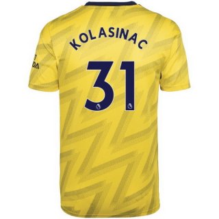 Maglia Arsenal NO.31 Kolasinac Away 2019/20 Giallo