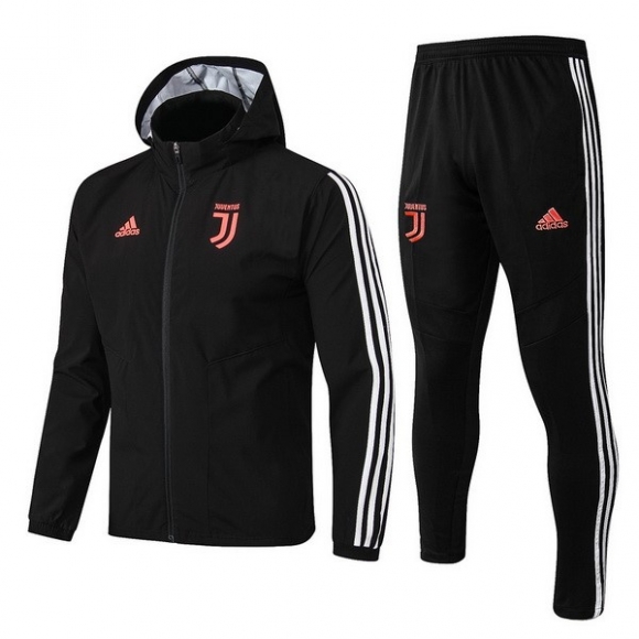 Giacca a vento Juventus Set Completo 2019/20 Nero Bianco