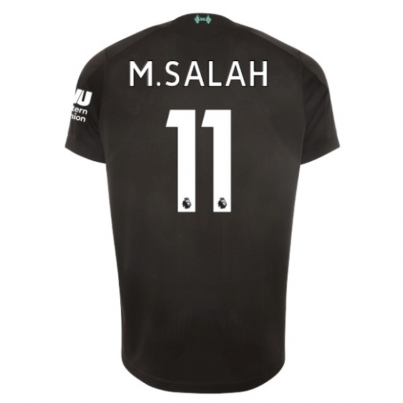 Maglia Liverpool NO.11 M.Salah Terza 2019/20 Nero