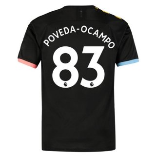 Maglia Manchester City NO.83 Poveda Ocampo Away 2019/20 Nero