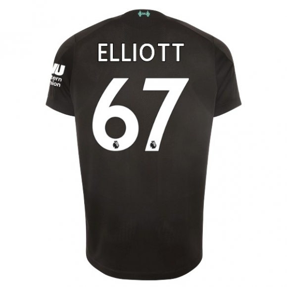Maglia Liverpool NO.67 Elliott Terza 2019/20 Nero