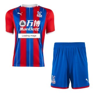 Maglia Crystal Palace MA Home Bambino 2019/20 Rosso Blu