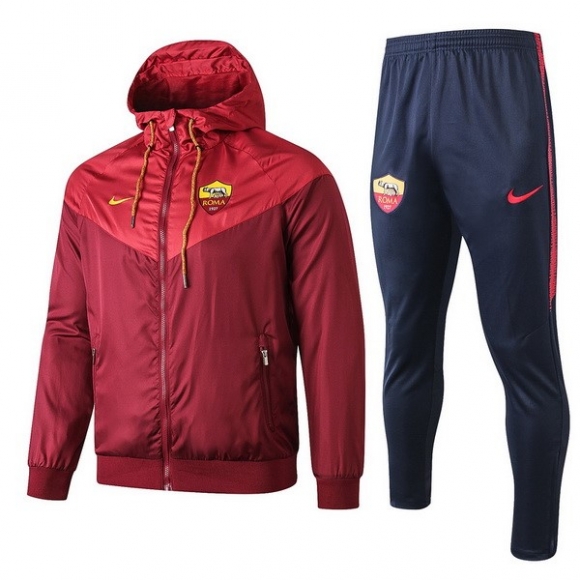 Giacca a vento AS Roma Set Completo 2019/20 Rosso Blu