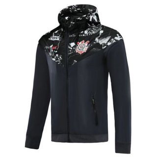 Giacca a vento Corinthians Paulista 2019/20 Nero Grigio
