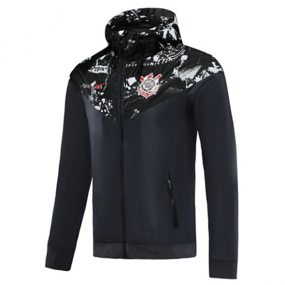 Giacca a vento Corinthians Paulista 2019/20 Nero Grigio