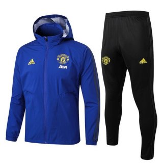 Giacca a vento Manchester United Set Completo 2019/20 Blu Nero