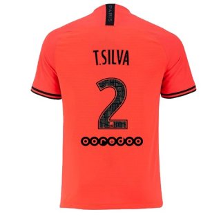 JORDAN Maglia Paris Saint Germain NO.2 T.Silva Away 2019/20 Arancione