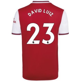 Maglia Arsenal NO.23 David Luiz Home 2019/20 Rosso