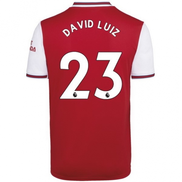 Maglia Arsenal NO.23 David Luiz Home 2019/20 Rosso