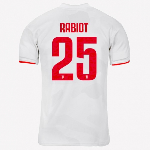 Maglia Juventus NO.25 Rabiot Away 2019/20 Grigio Bianco