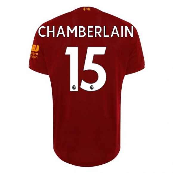 Maglia Liverpool NO.15 Chamberlain Home 2019/20 Rosso