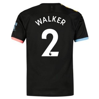 Maglia Manchester City NO.2 Walker Away 2019/20 Nero