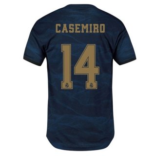 Maglia Real Madrid NO.14 Casemiro Away 2019/20 Blu