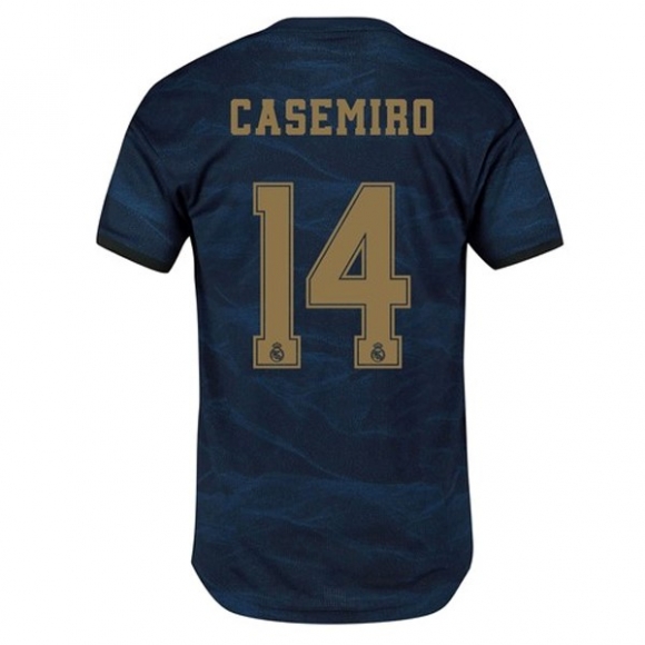 Maglia Real Madrid NO.14 Casemiro Away 2019/20 Blu