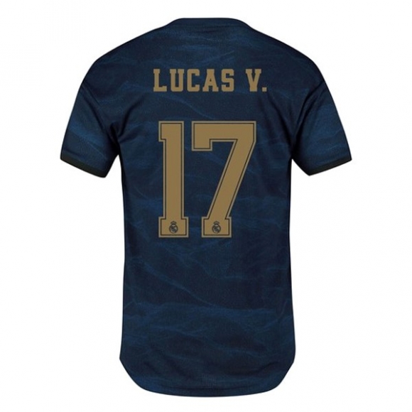 Maglia Real Madrid NO.17 Lucas V. Away 2019/20 Blu