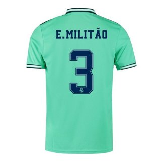 Maglia Real Madrid NO.3 E.Militão Terza 2019/20 Verde