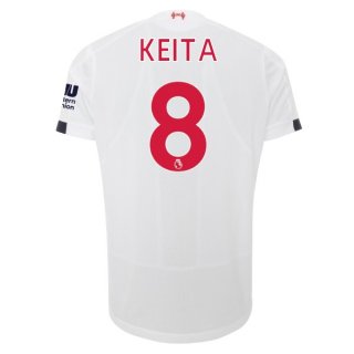 Maglia Liverpool NO.8 Keita Away 2019/20 Bianco