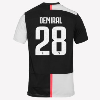 Maglia Juventus NO.28 Demiral Home 2019/20 Bianco Nero