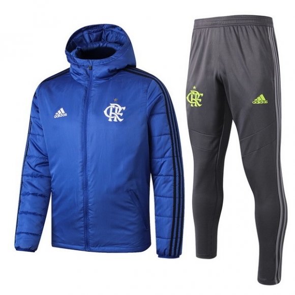 Giù Giacca Flamengo Set Completo 2019/20 Blu