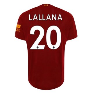 Maglia Liverpool NO.20 Lallana Home 2019/20 Rosso