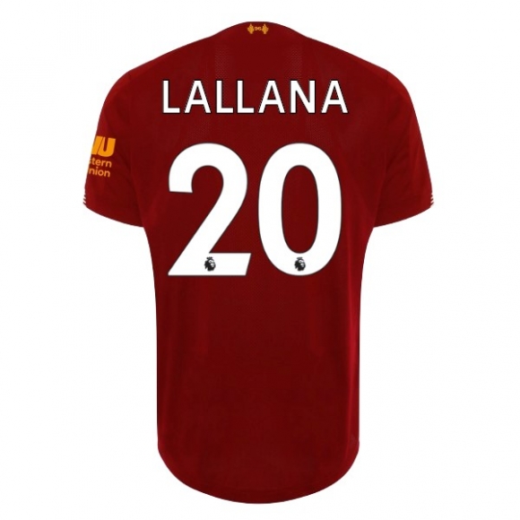 Maglia Liverpool NO.20 Lallana Home 2019/20 Rosso