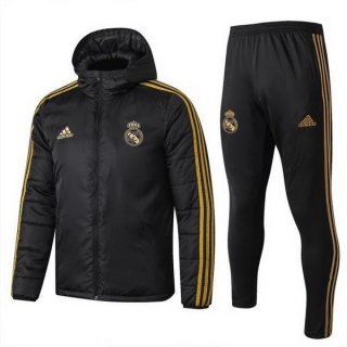 Giù Giacca Real Madrid Set Completo 2019/20 Nero
