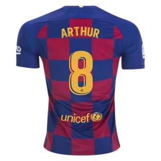 Maglia Barcellona NO.8 Arthur Away 2019/20 Giallo