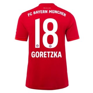 Maglia Bayern Munich NO.18 Goretzka Home 2019/20 Rosso