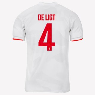 Maglia Juventus NO.4 De Ligt Away 2019/20 Grigio Bianco