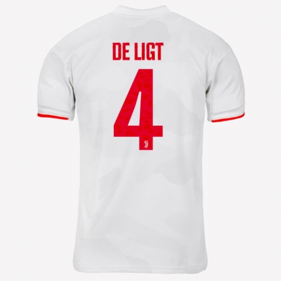 Maglia Juventus NO.4 De Ligt Away 2019/20 Grigio Bianco