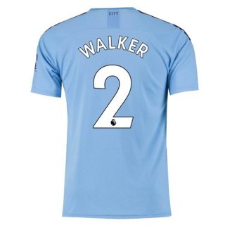 Maglia Manchester City NO.2 Walker Home 2019/20 Blu