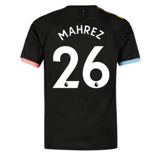 Maglia Manchester City NO.26 Mahrez Away 2019/20 Nero