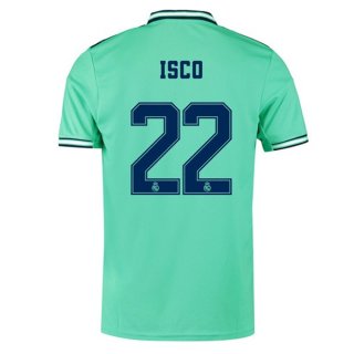 Maglia Real Madrid NO.22 Isco Terza 2019/20 Verde