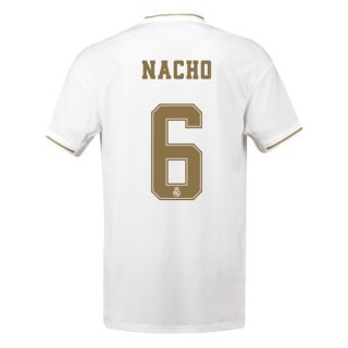 Maglia Real Madrid NO.6 Nacho Home 2019/20 Bianco
