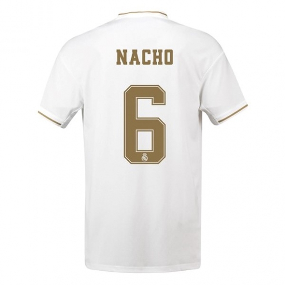 Maglia Real Madrid NO.6 Nacho Home 2019/20 Bianco