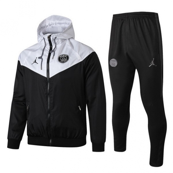 Giacca a vento Paris Saint Germain Set Completo 2019/20 Grigio Nero