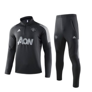 Giacca Manchester United 2019/20 Nero Grigio