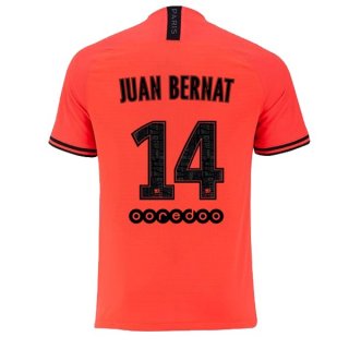 JORDAN Maglia Paris Saint Germain NO.14 Juan Bernat Away 2019/20 Arancione