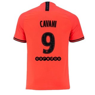 JORDAN Maglia Paris Saint Germain NO.9 Cavani Away 2019/20 Arancione