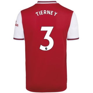 Maglia Arsenal NO.3 Tierney Home 2019/20 Rosso