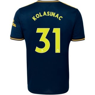 Maglia Arsenal NO.31 Kolasinac Terza 2019/20 Blu