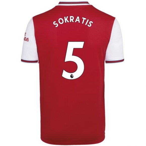 Maglia Arsenal NO.5 Sokratis Home 2019/20 Rosso