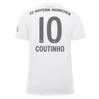 Maglia Bayern Munich NO.10 Coutinho Away 2019/20 Bianco