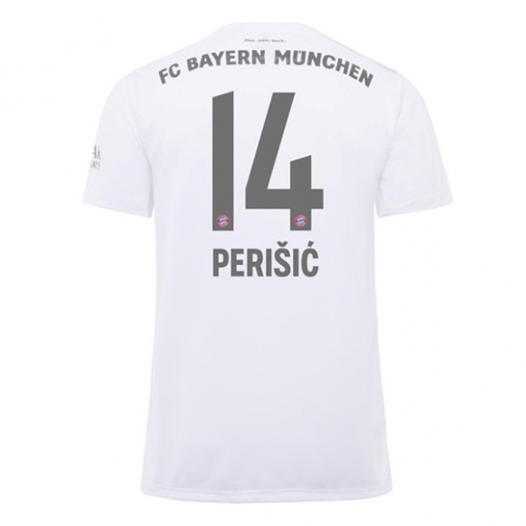 Maglia Bayern Munich NO.14 Perisic Away 2019/20 Bianco