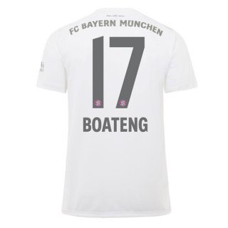 Maglia Bayern Munich NO.17 Boateng Away 2019/20 Bianco